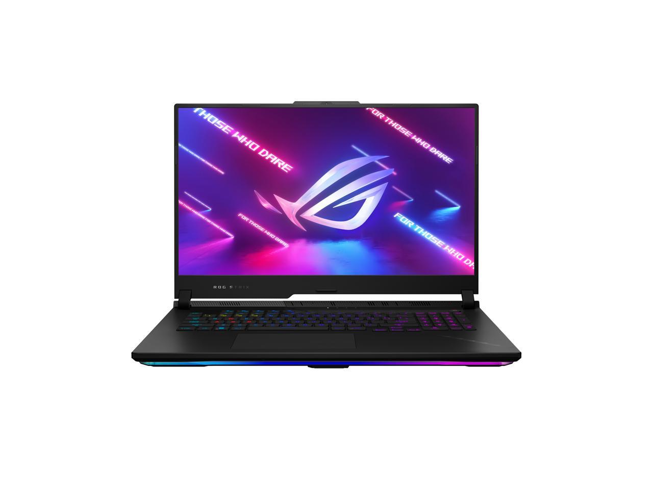 ASUS ROG Strix SCAR 17 (2023) Gaming Laptop, 17.3� QHD 240Hz/3ms, 100% DCI-P3 Display, GeForce RTX 4080, AMD Ryzen 9 7945HX, 32GB DDR5, 1TB PCIe SSD, Wi-Fi 6E, Windows 11 Pro, G733PZ-XS96