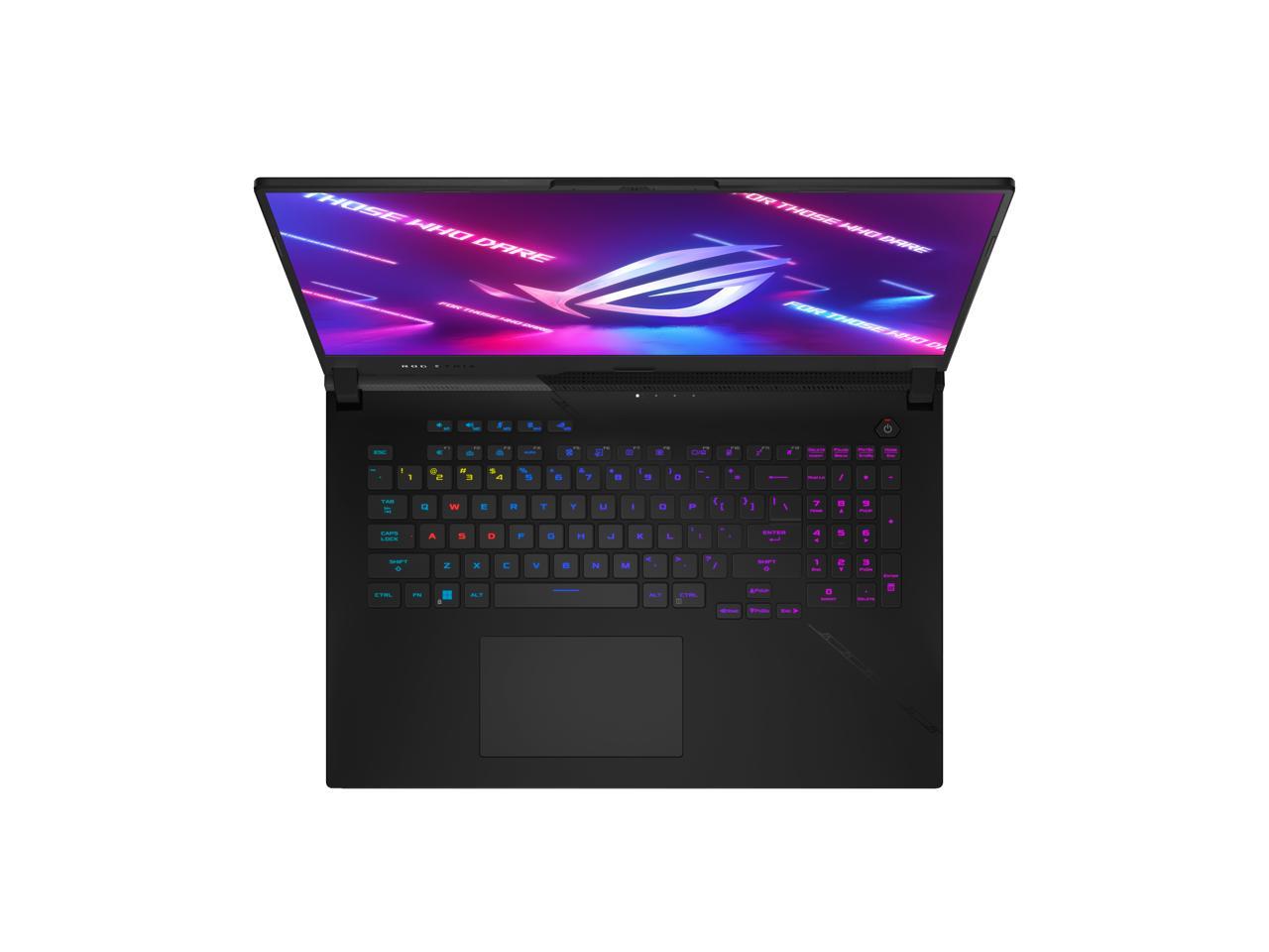 ASUS ROG Strix SCAR 17 (2023) Gaming Laptop, 17.3� QHD 240Hz/3ms, 100% DCI-P3 Display, GeForce RTX 4080, AMD Ryzen 9 7945HX, 32GB DDR5, 1TB PCIe SSD, Wi-Fi 6E, Windows 11 Pro, G733PZ-XS96