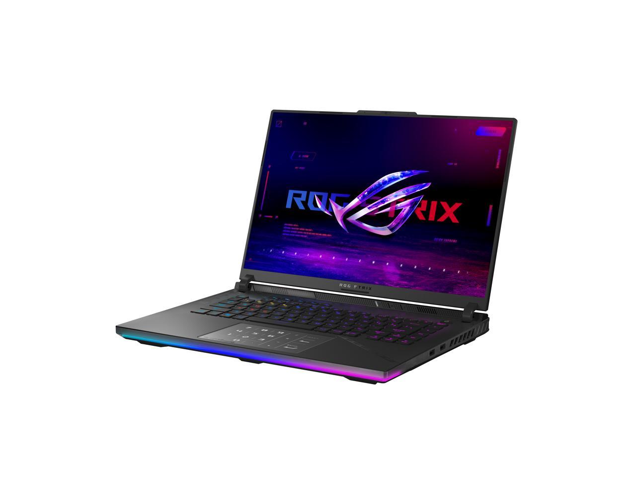 ASUS ROG Strix SCAR 16 (2023) - 16.0" 240 Hz Mini LED - Intel Core i9 13th Gen 13980HX (2.20GHz) - NVIDIA GeForce RTX 4080 Laptop GPU - 32 GB DDR5 - 1 TB PCIe SSD - Windows 11 Pro 64-bit - Gaming Laptop (G634JZ-XS96 )