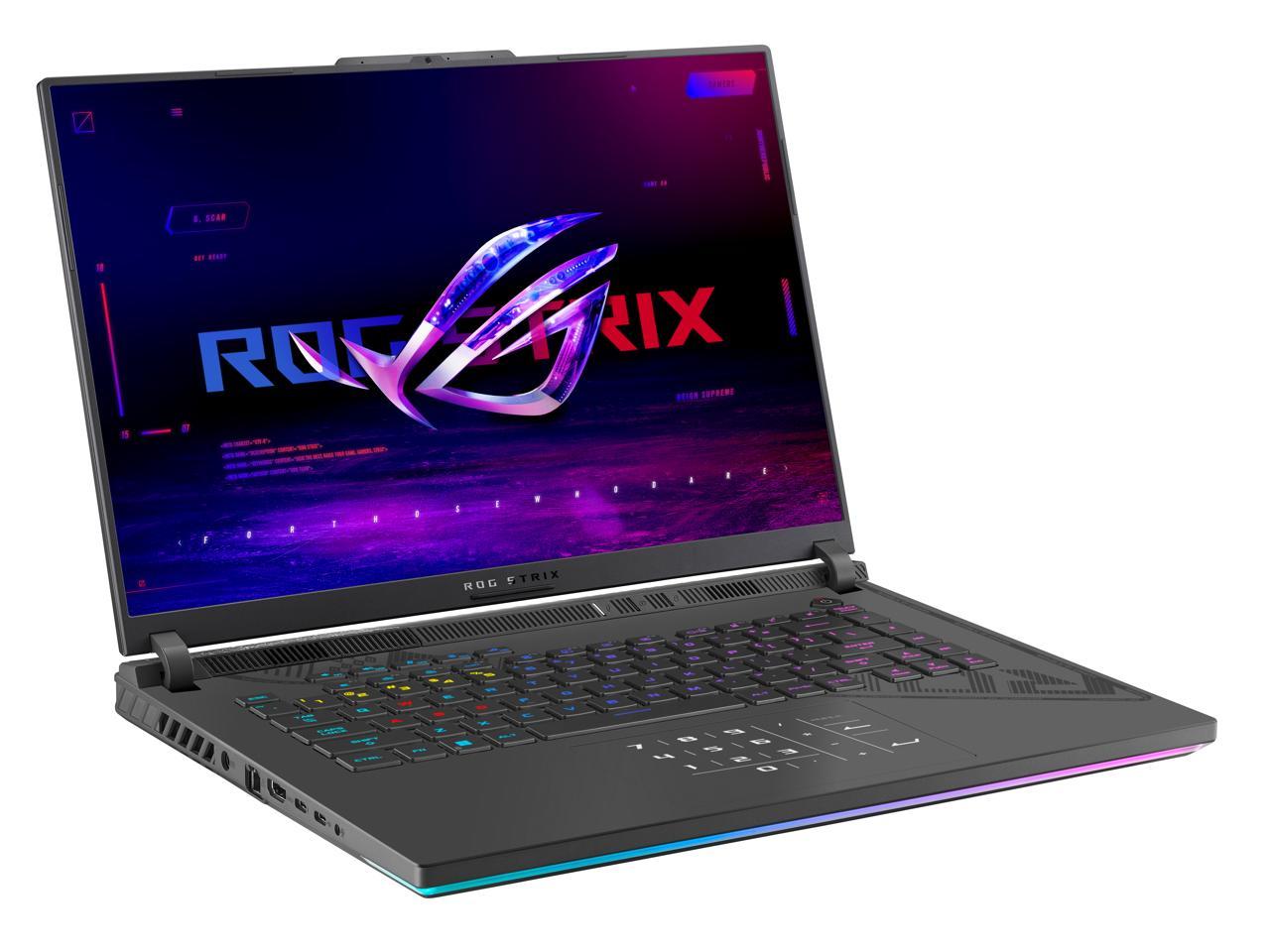 ASUS ROG Strix G16 (2023) Gaming Laptop, 16" Nebula Display 16:10 QHD 240Hz, GeForce RTX 4070, Intel Core i9-13980HX, 32GB DDR5, 1TB PCIe SSD, Wi-Fi 6E, Windows 11 Pro, G614JI-XS96