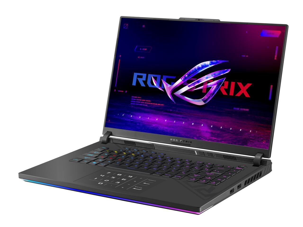 ASUS ROG Strix G16 (2023) Gaming Laptop, 16" Nebula Display 16:10 QHD 240Hz, GeForce RTX 4070, Intel Core i9-13980HX, 32GB DDR5, 1TB PCIe SSD, Wi-Fi 6E, Windows 11 Pro, G614JI-XS96