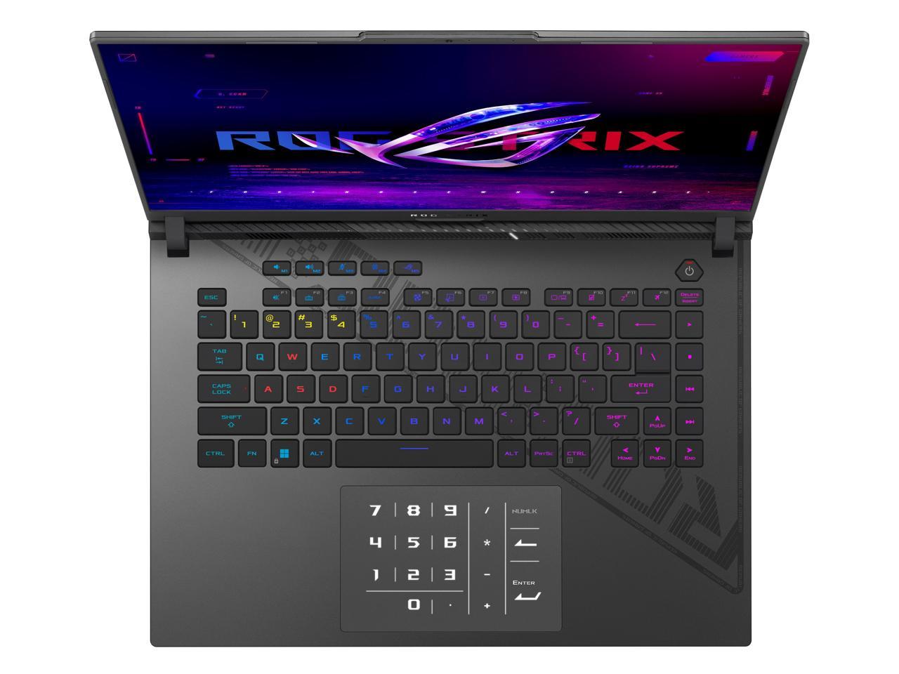 ASUS ROG Strix G16 (2023) Gaming Laptop, 16" Nebula Display 16:10 QHD 240Hz, GeForce RTX 4070, Intel Core i9-13980HX, 32GB DDR5, 1TB PCIe SSD, Wi-Fi 6E, Windows 11 Pro, G614JI-XS96
