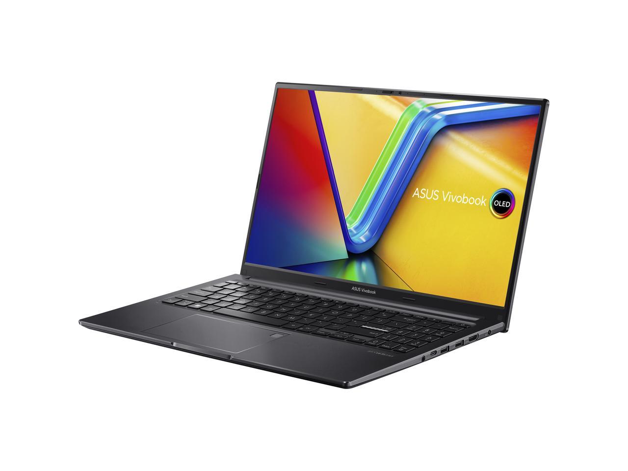 2023 ASUS Vivobook 15 OLED Laptop, 15.6" FHD OLED Display, AMD Ryzen 5 7530U CPU, AMD Radeon GPU, 8GB RAM, 512GB SSD, Windows 11 Home, Indie Black, M1505YA-DS52