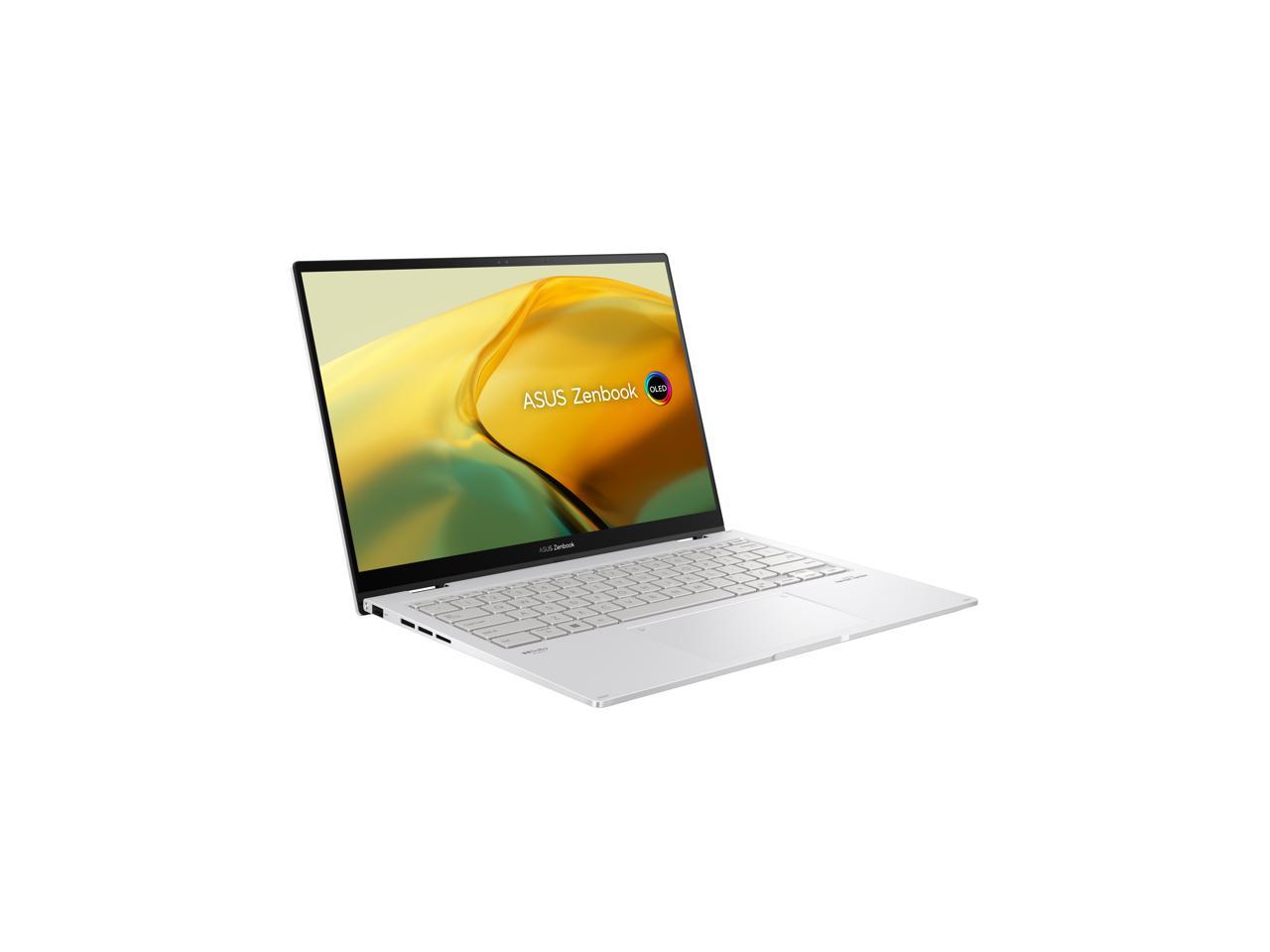 2023 ASUS Zenbook 14 Flip OLED Laptop, 14� OLED Touch Display, Intel Evo Platform, Intel Core i5-1340P CPU, Intel Iris Xe Graphics, 16GB RAM, 512GB SSD, Windows 11 Home, Foggy Silver, UP3404VA-DS54T-S