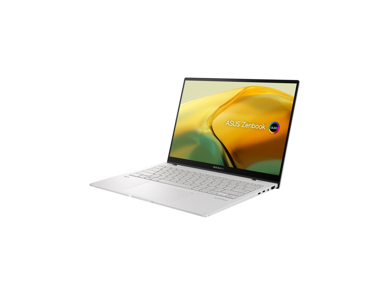 2023 ASUS Zenbook 14 Flip OLED Laptop, 14� OLED Touch Display, Intel Evo Platform, Intel Core i5-1340P CPU, Intel Iris Xe Graphics, 16GB RAM, 512GB SSD, Windows 11 Home, Foggy Silver, UP3404VA-DS54T-S