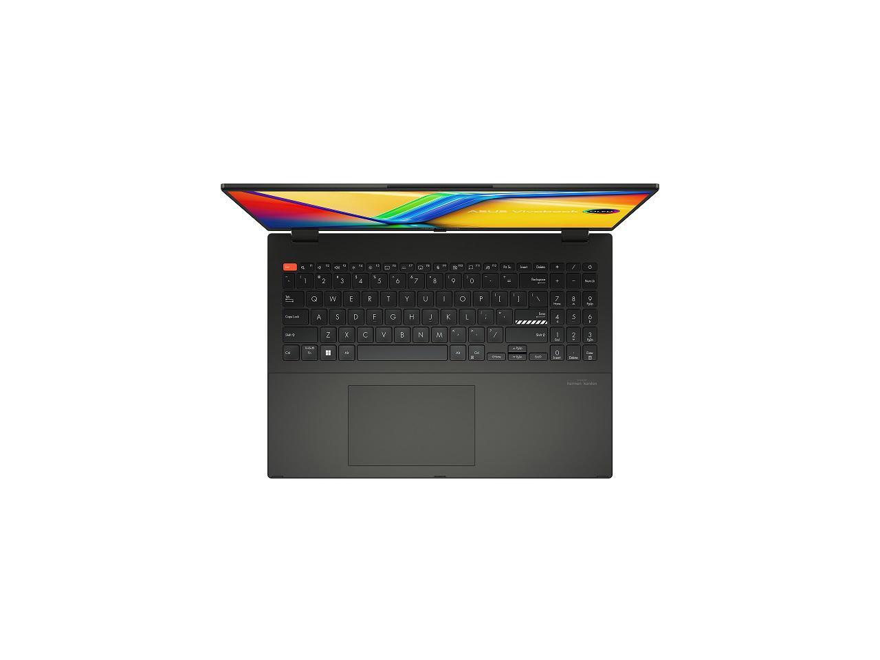 ASUS Notebooks VivoBook S 16 Flip Intel Core i9 13th Gen Up to 5.4GHz 16GB DDR4 Memory 1 TB PCIe G3 SSD SSD 16.0" Touchscreen Windows 11 Home TP3604VA-EB94T