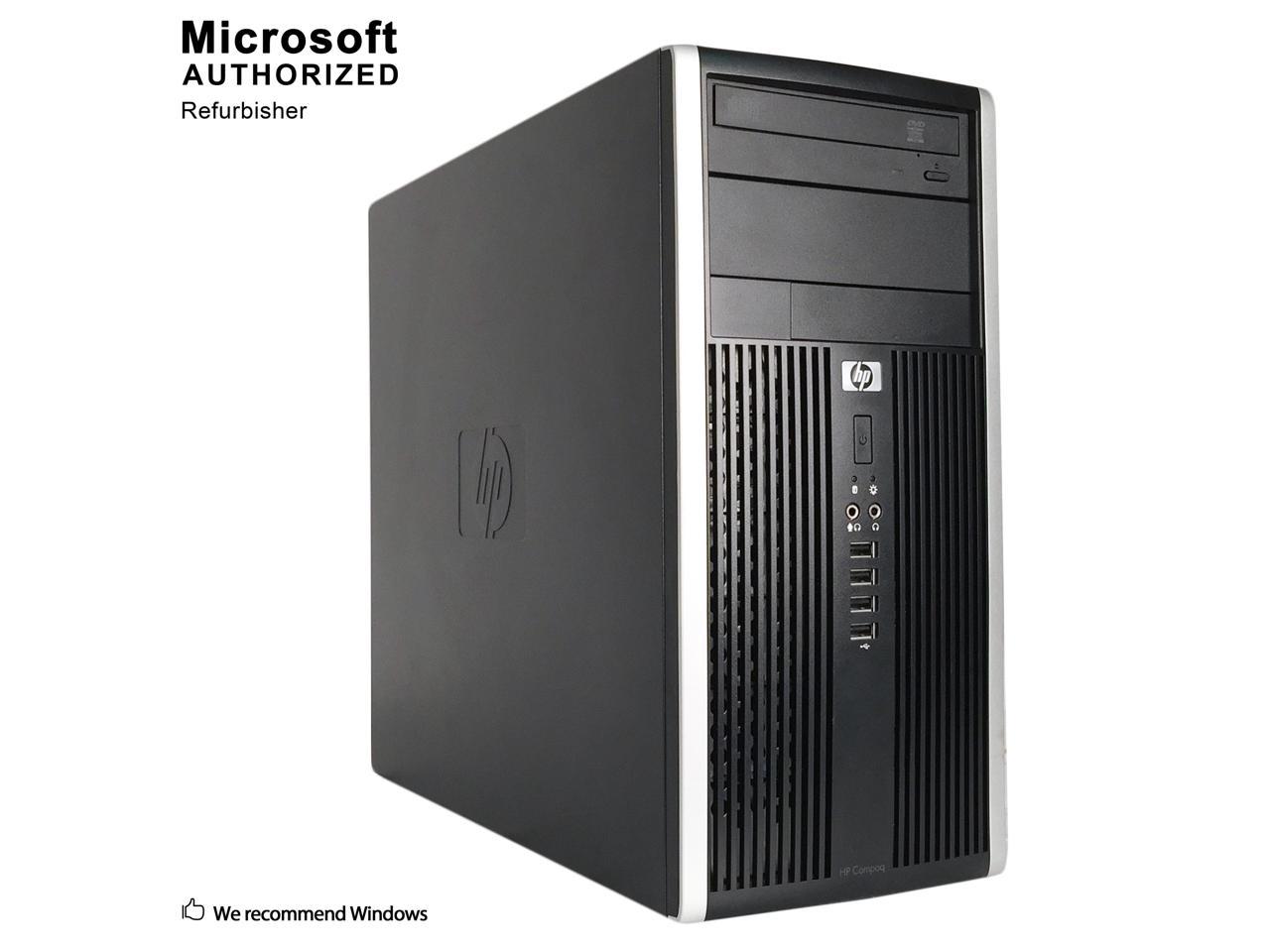 HP Compaq 6200 Pro Tower Intel Core i5 2400 3.10 GHz, 12 GB DDR3, Brand New 240 GB SSD, DVD, WiFi, BT 4.0, Windows 10 Pro 64-bit