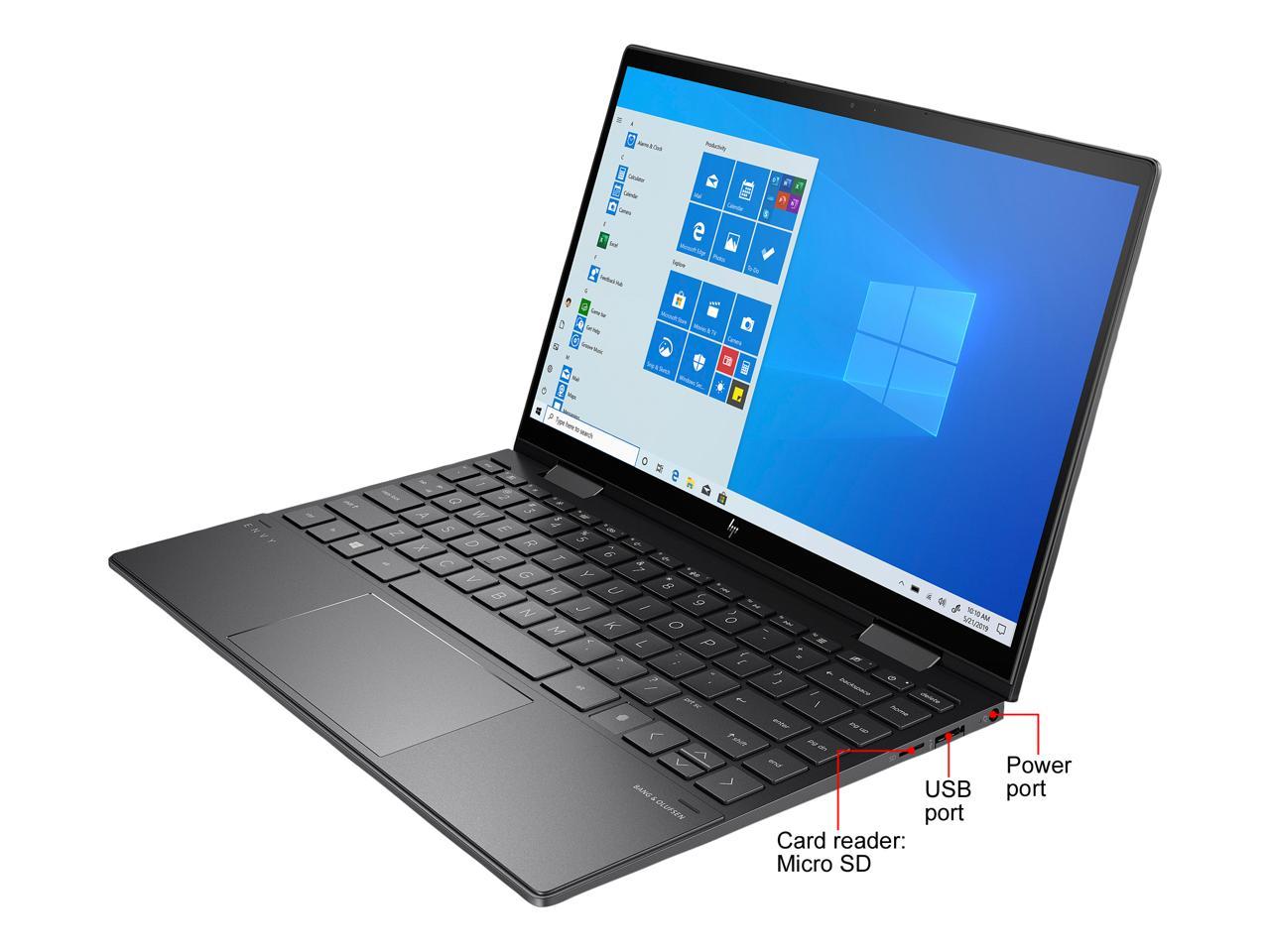 HP ENVY x360 13-ay0075nr AMD Ryzen 7 4000 Series 4700U (2.00 GHz) 8 GB Memory 256 GB SSD AMD Radeon Graphics 13.3" Touchscreen 1920 x 1080 Convertible 2-in-1 Laptop Windows 10 Home 64-bit