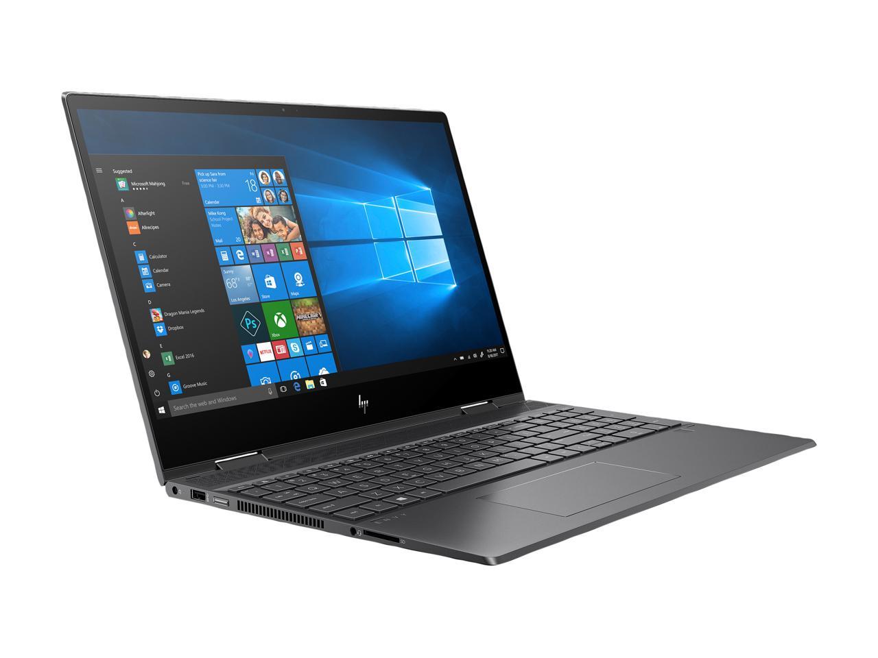 HP ENVY x360 15-ds1077nr AMD Ryzen 5 4000 Series 4500U (2.30 GHz) 16 GB Memory 256 GB PCIe SSD AMD Radeon Graphics 15.6" Touchscreen 1920 x 1080 Convertible 2-in-1 Laptop Windows 10 Home 64-bit