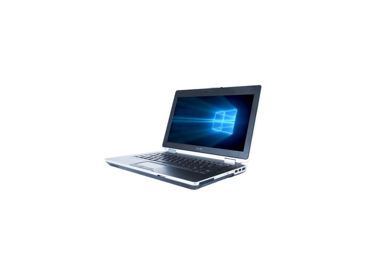 Refurbished Dell Latitude E6430 14" Intel Core i5-3320M 2.6GHz 12GB 320GB DVD Windows 10 Pro 64 Bits