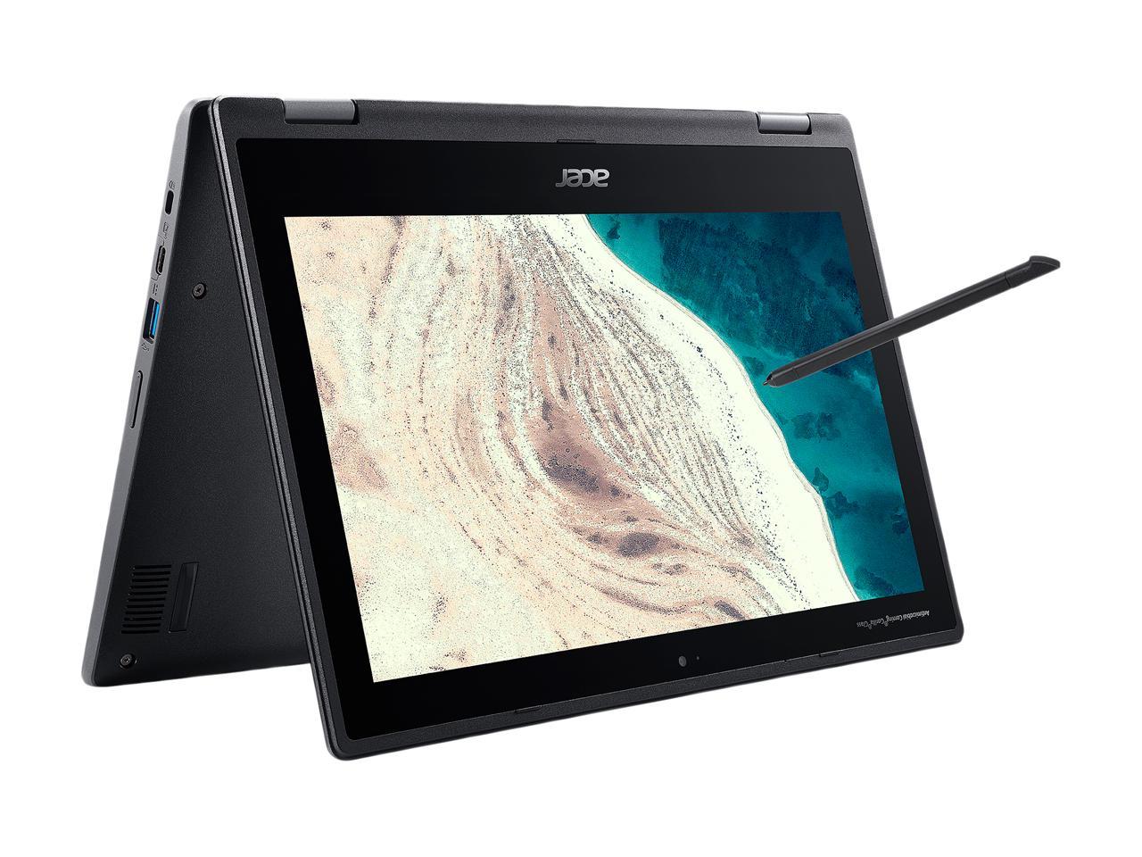 Acer R752T-C1MT 11.6" Touchscreen 2 in 1 Chromebook - 1366 x 768 - Celeron N4000 - 4 GB RAM - 32 GB Flash Memory - Shale Black