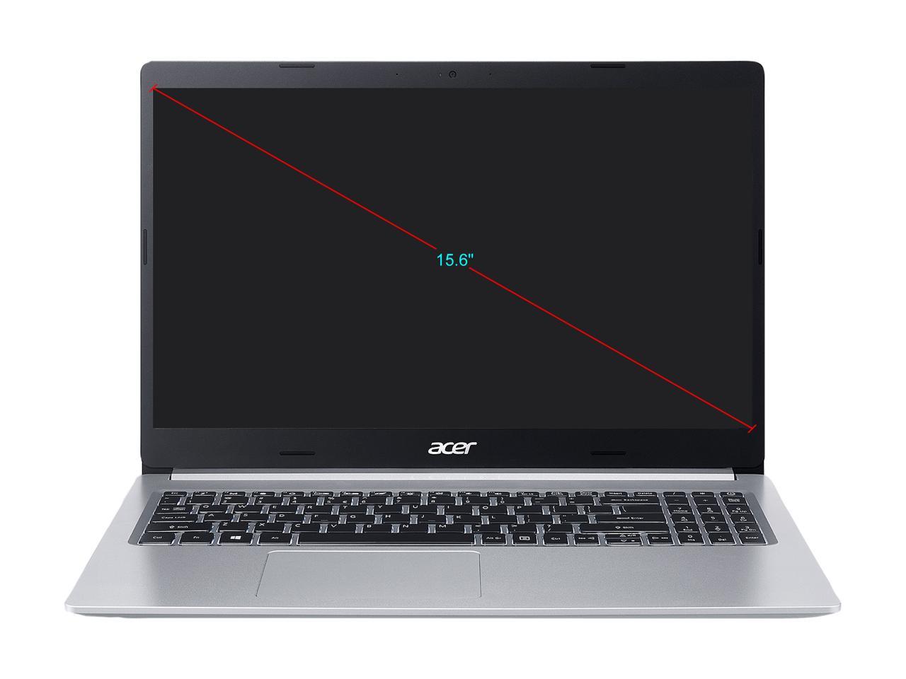 Acer Laptop Aspire 5 A515-54-55AA Intel Core i5 10th Gen 10210U (1.60 GHz) 8 GB Memory 256 GB SSD Intel UHD Graphics 15.6" Windows 10 Home 64-bit