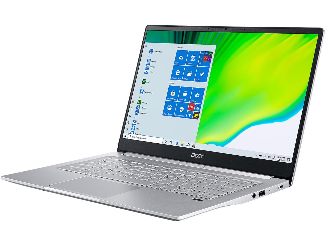 Acer Laptop Swift 3 SF314-42-R7LH AMD Ryzen 5 4000 Series 4500U (2.30 GHz) 8 GB LPDDR4 Memory 256 GB SSD AMD Radeon Graphics 14.0" Windows 10 Home 64-bit