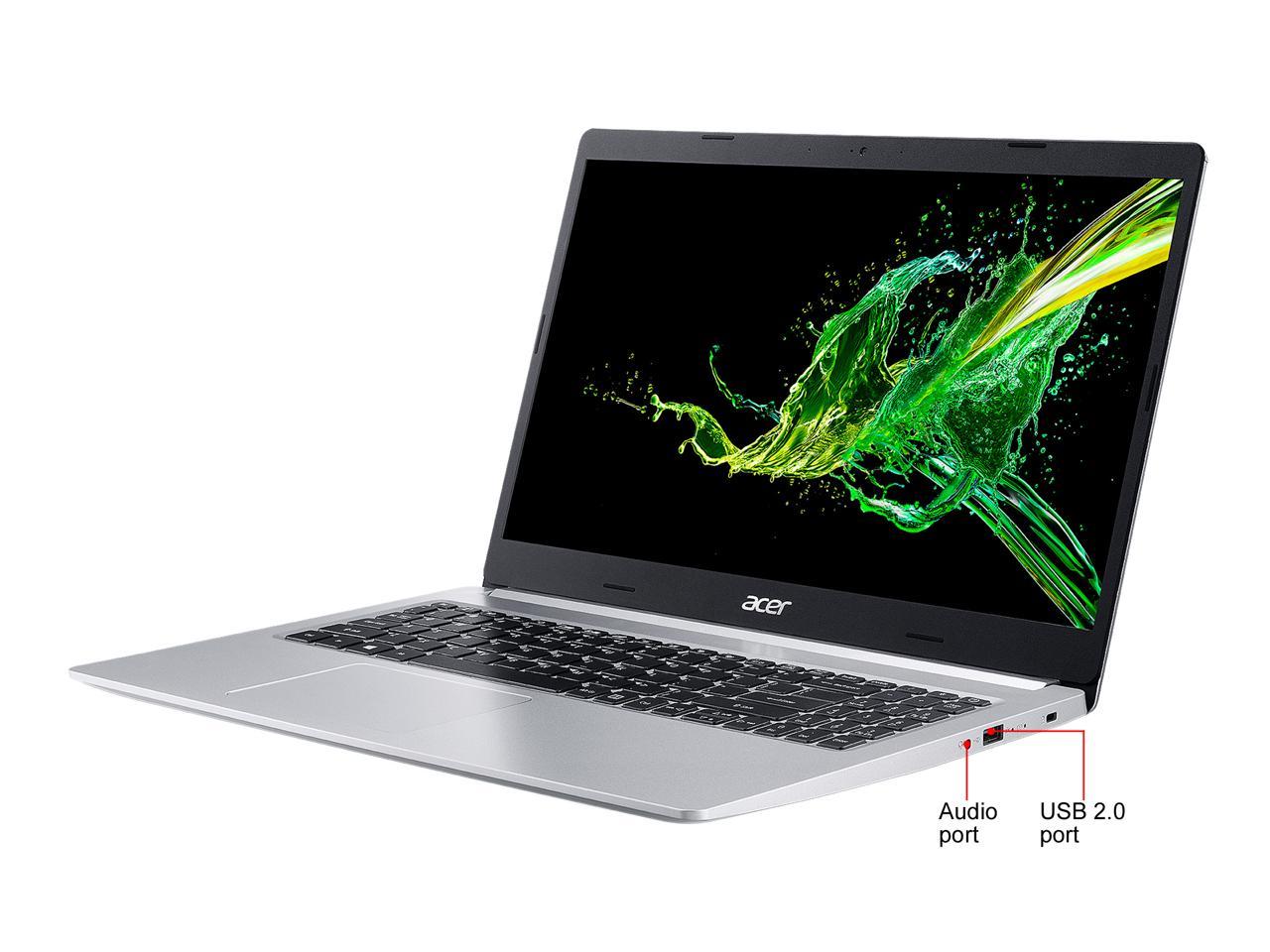 Acer Laptop Aspire 5 A515-55-576H Intel Core i5 10th Gen 1035G1 (1.00 GHz) 8 GB Memory 512 GB PCIe SSD Intel UHD Graphics 15.6" Windows 10 Home 64-bit