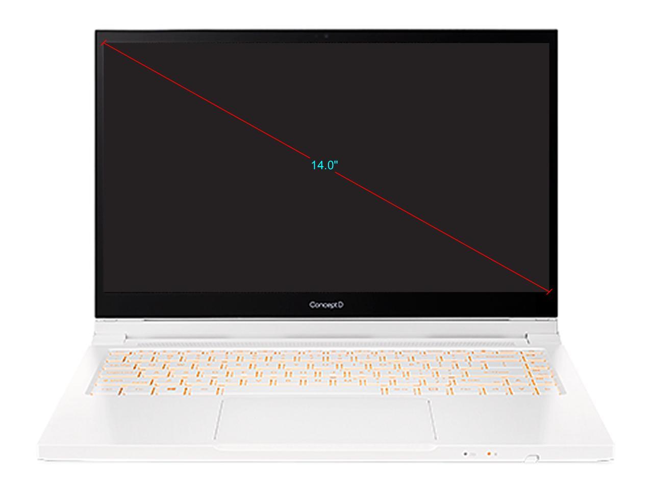 Acer ConceptD 3 Ezel CC314-72G-74HL Intel Core i7 10th Gen 10750H (2.60 GHz) 16 GB Memory 512 GB PCIe SSD NVIDIA GeForce GTX 1650 Ti Max-Q 14" Touchscreen 1920 x 1080 Convertible 2-in-1 Laptop Windows 10 Pro 64-bit
