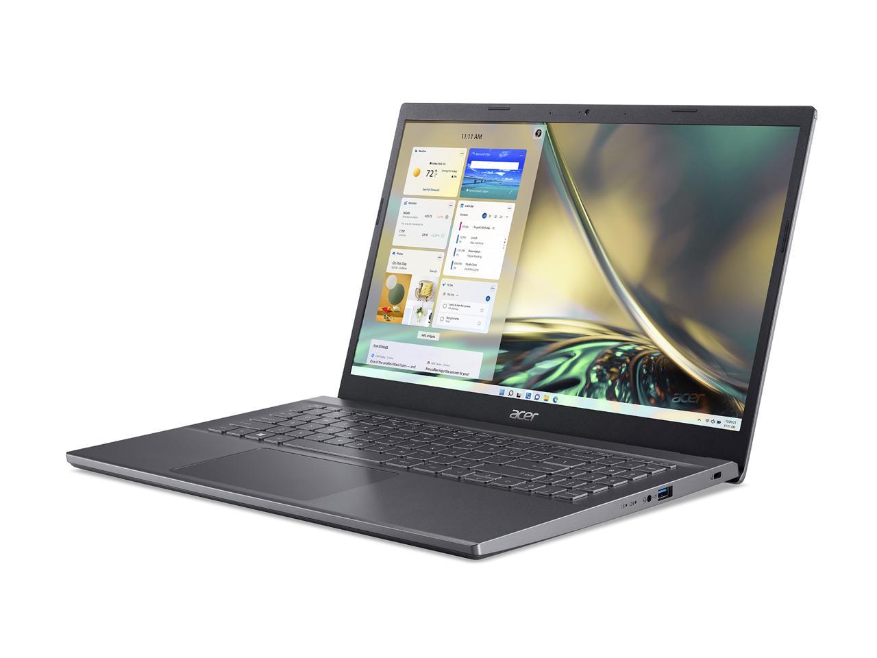Acer Laptop Aspire 5 A515-57-53T2 Intel Core i5 12th Gen 1235U (1.30GHz) 8GB Memory 512 GB NVMe SSD Intel Iris Xe Graphics 15.6" Windows 11 Home 64-bit