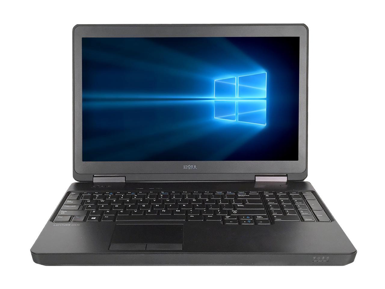 Refurbished Dell Grade A Latitude E5540 15.6" Laptop, Intel Core I7 4600U 2.1 GHz, 8GB Memory, 512G SSD, DVD, WIFI, Windows 10 Pro 64-bit (Multi-language), 1 Year Warranty