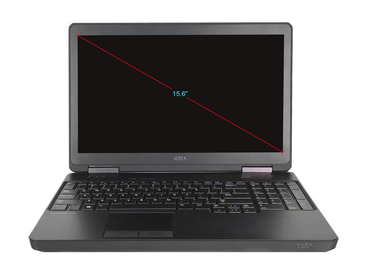 Refurbished Dell Grade A Latitude E5540 15.6" Laptop, Intel Core I7 4600U 2.1 GHz, 8GB Memory, 512G SSD, DVD, WIFI, Windows 10 Pro 64-bit (Multi-language), 1 Year Warranty