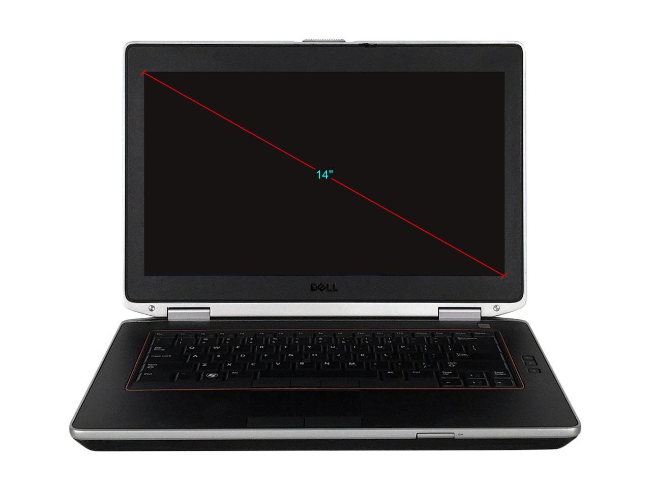 Refurbished Dell Grade A Latitude E6420 14" Laptop, Intel Core I7-2720QM 2.2 GHz, 8GB Memory, 1T SSD, DVD, WIFI, Windows 10 Home 64-bit (Multi-language), 1 Year Warranty