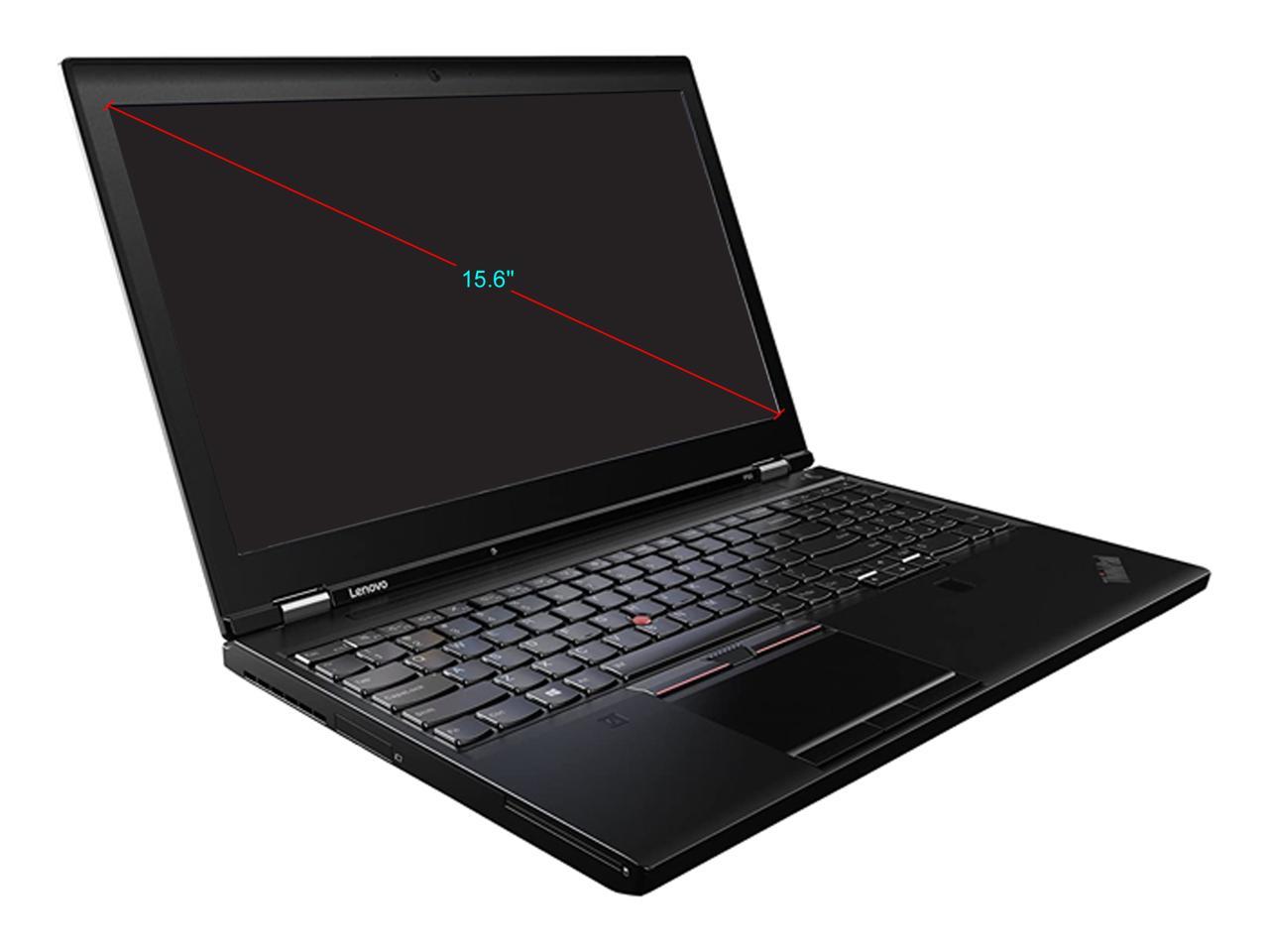 Lenovo Grade A Laptop P50 Intel Core i7 6th Gen 6820HQ (2.70 GHz) 16 GB Memory 500 GB SSD Intel HD Graphics 530 15.6" 4K/UHD Windows 10 Pro 64-bit