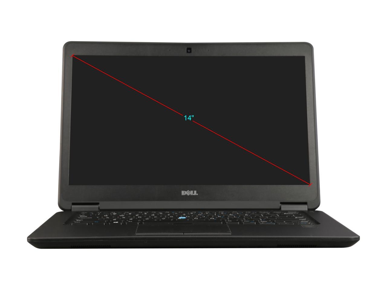 DELL Grade A Laptop Latitude E7450 Intel Core i5 5th Gen 5300U (2.30 GHz) 8 GB Memory 240 GB SSD 14.0" Windows 10 Pro 64-bit 1 Year Warranty