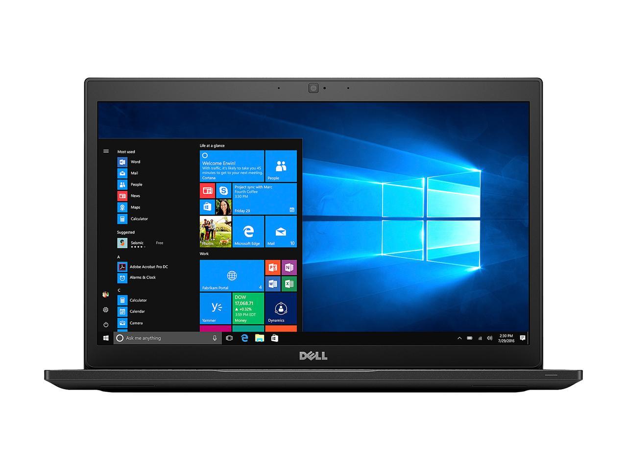 DELL Laptop Latitude 7490 (9VKD7) Intel Core i5 8th Gen 8350U (1.70 GHz) 8 GB Memory 256 GB SSD Intel HD Graphics 620 14.1" Touchscreen Windows 10 Pro 64-bit English, French, Spanish