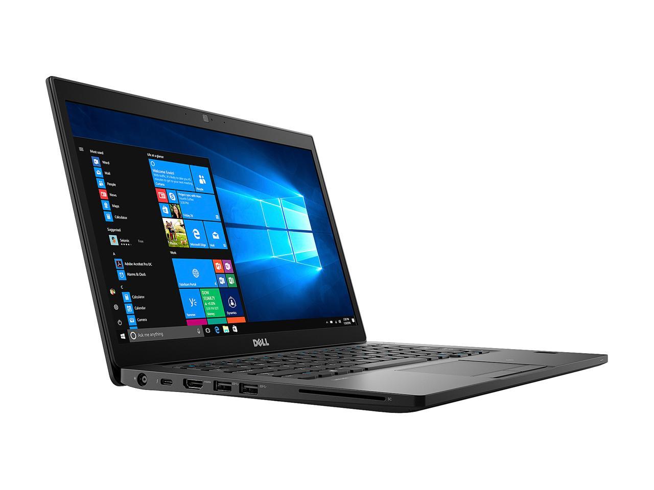 DELL Laptop Latitude 7490 (9VKD7) Intel Core i5 8th Gen 8350U (1.70 GHz) 8 GB Memory 256 GB SSD Intel HD Graphics 620 14.1" Touchscreen Windows 10 Pro 64-bit English, French, Spanish