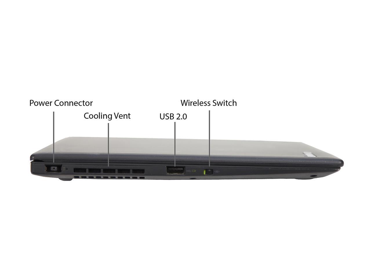 Lenovo Grade B Laptop X1 Carbon Intel Core i7 4th Gen 4600U (2.10 GHz) 8 GB Memory 256 GB SSD 14.0" Windows 10 Pro 64-Bit