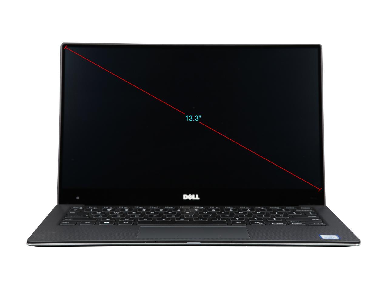 DELL Laptop XPS 13 XPS9360-7697SLV Intel Core i7 7th Gen 7560U (2.4 GHz) 16 GB Memory 512 GB PCIe SSD Intel Iris Plus Graphics 640 13.3" Touchscreen Windows 10 Home 64-Bit