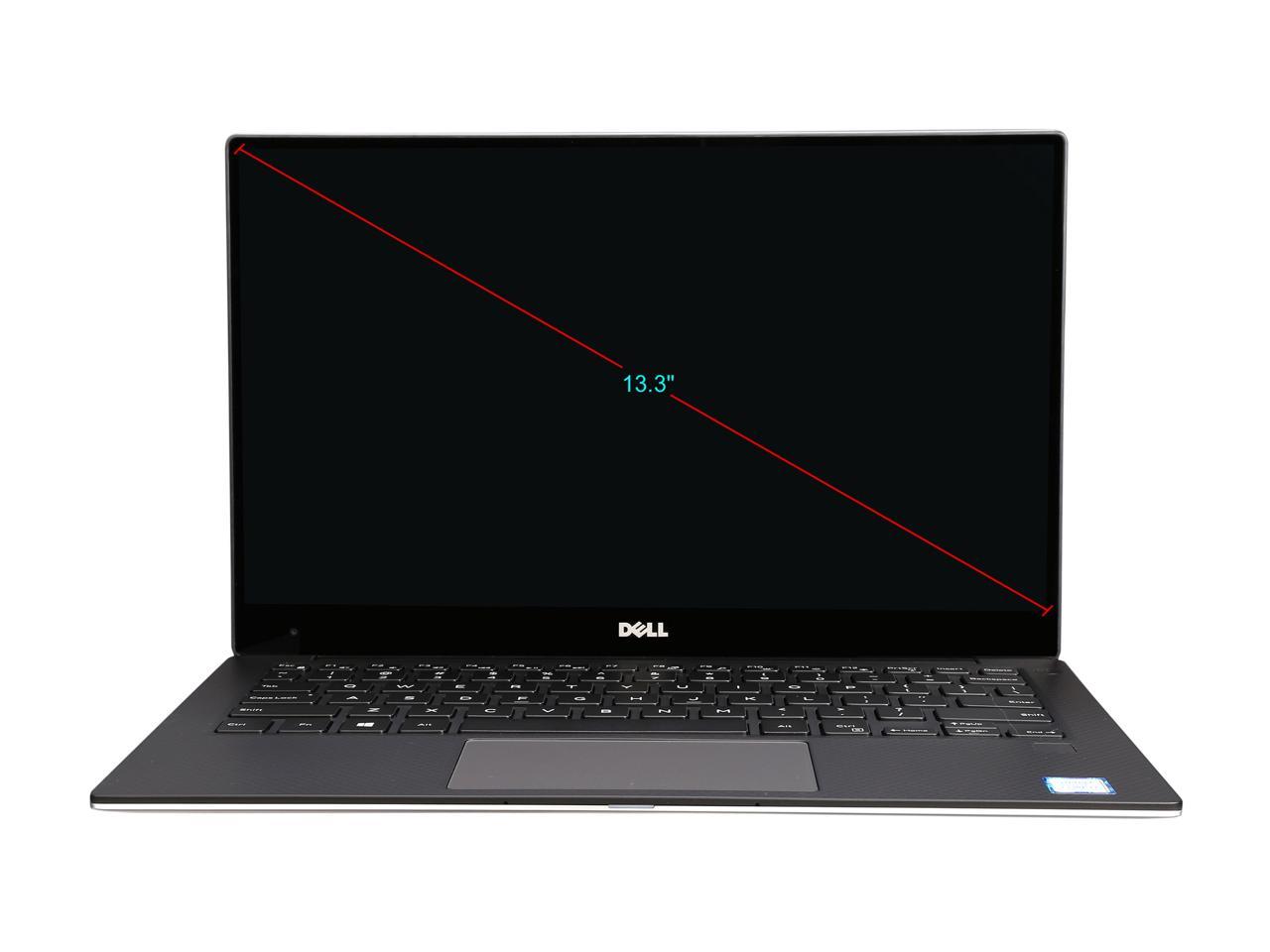 DELL Laptop XPS 13 XPS9360-7680SLV Intel Core i7 7th Gen 7560U (2.4 GHz) 16 GB Memory 1 TB PCIe SSD Intel Iris Plus Graphics 640 13.3" Touchscreen Windows 10 Home 64-Bit
