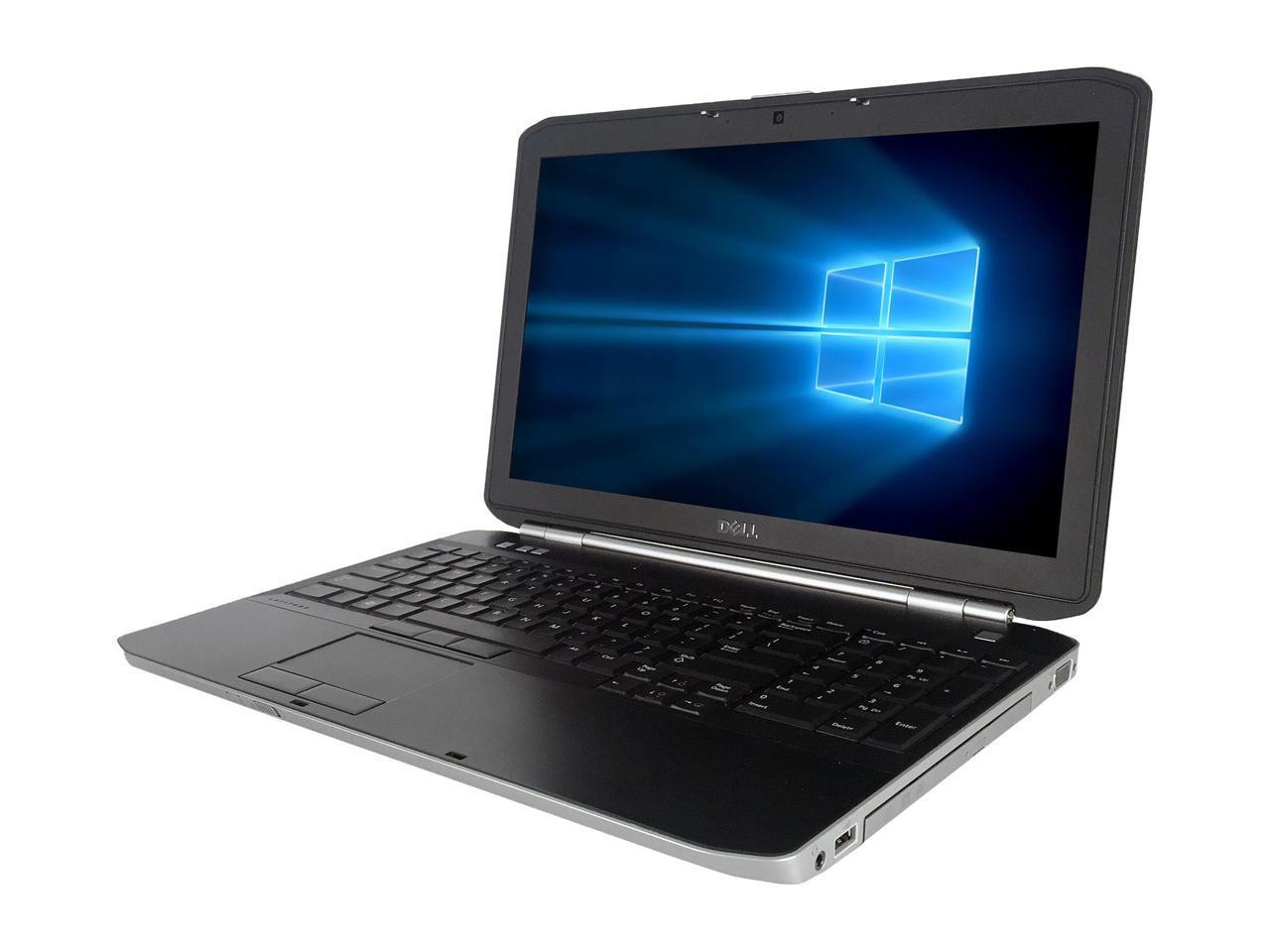 Refurbished Dell Latitude E5520 15.6" Intel Core i5-2410M 2.3GHz 4GB DDR3 250GB DVD Windows 10 Professional 64 Bits 1 Year Warranty