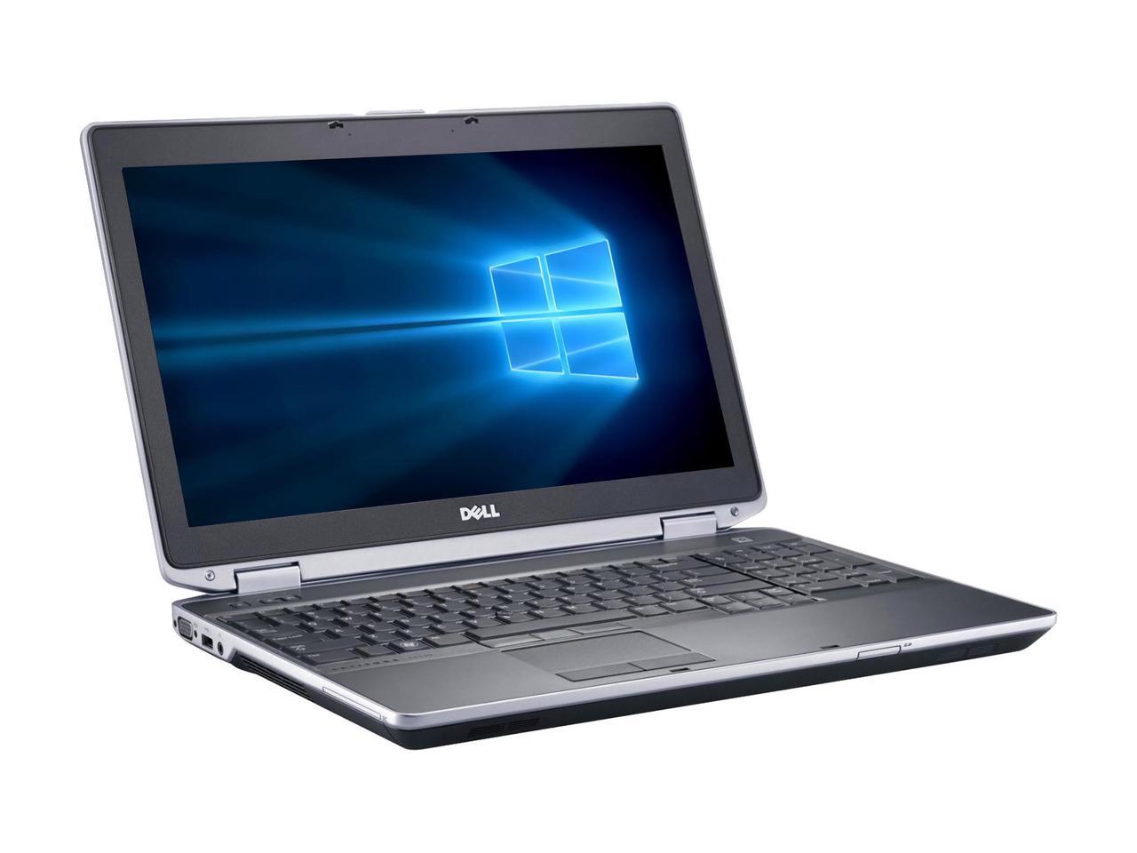 Refurbished Dell Latitude E6530 15.6" Intel Core i5-3210M 2.50 GHz 4 GB DDR3 120 GB SSD DVD Windows 10 Pro 64-bit 1 Year Warranty