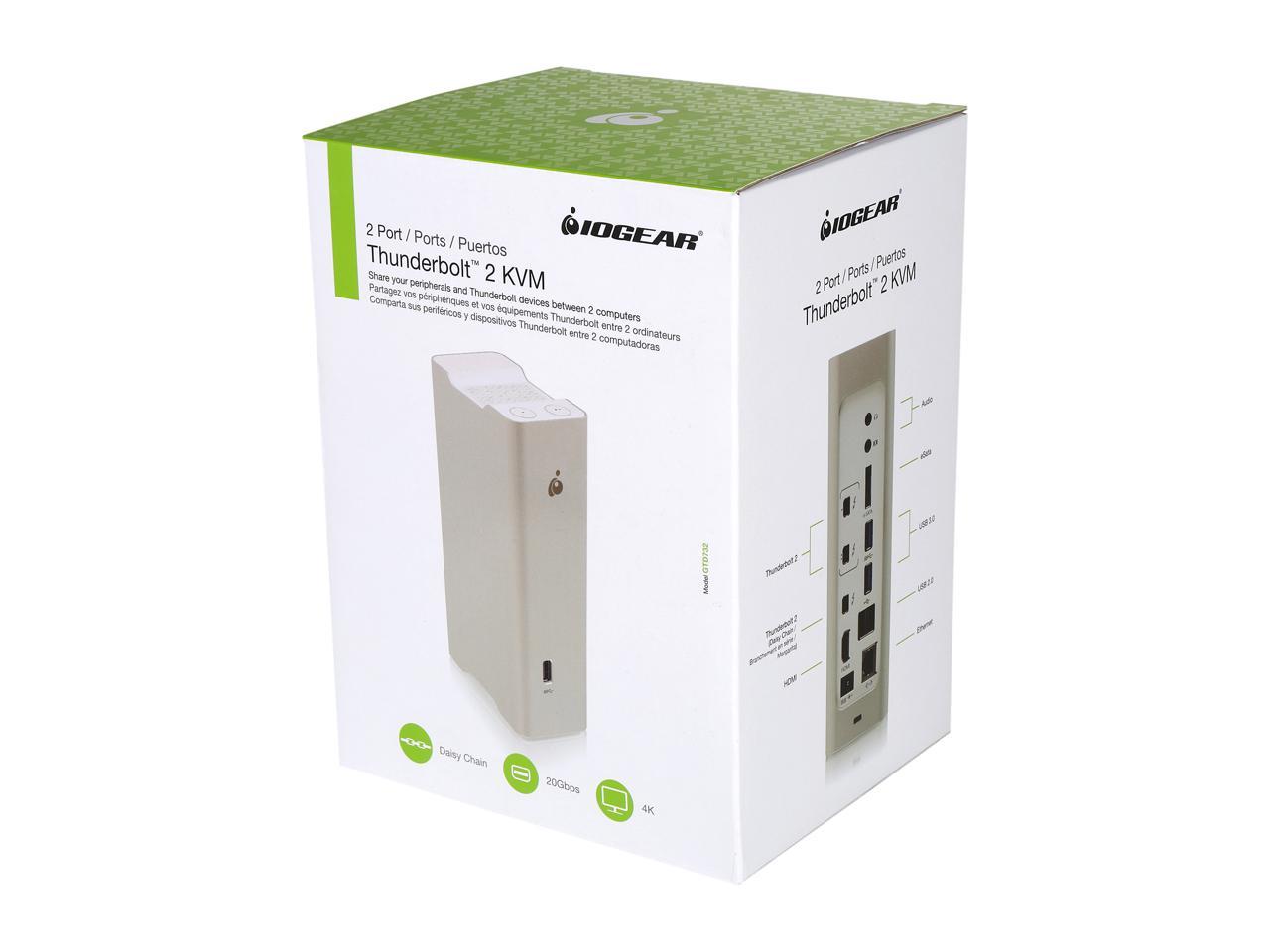 IOGEAR GTD732 Thunderbolt 2 KVM / Docking Station