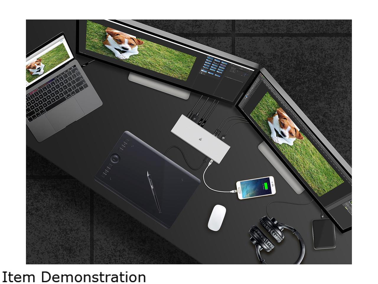 IOGEAR Black GTD735 Quantum Thunderbolt 3 Docking Station Pro 85