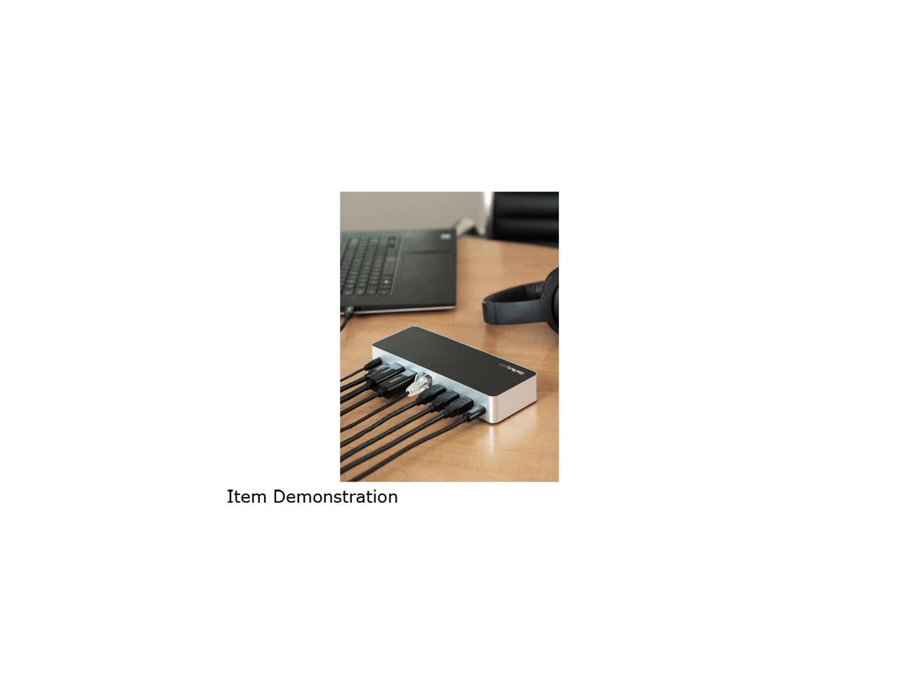 StarTech MST30C2HHPD Dual Monitor USB C Dock - For Windows Laptops - 4K MST - with 60W Power Delivery (USB PD) - Laptop Docking Station