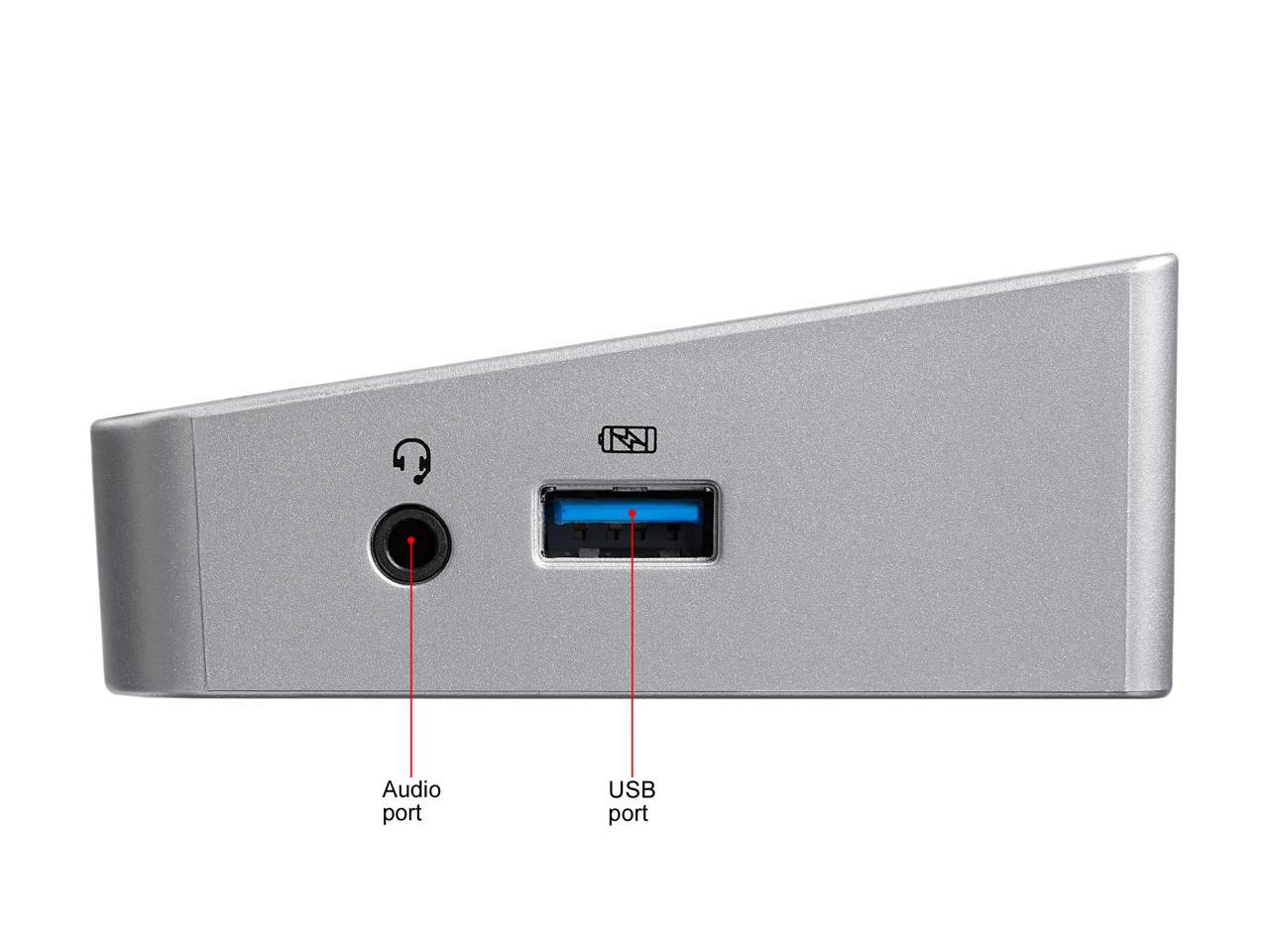 StarTech.com DK30CH2DEP Triple 4K Monitor USB C Dock with DisplayPort and HDMI - 100W Power Delivery - Mac, Windows & Chrome OS (DK30CH2DEP)