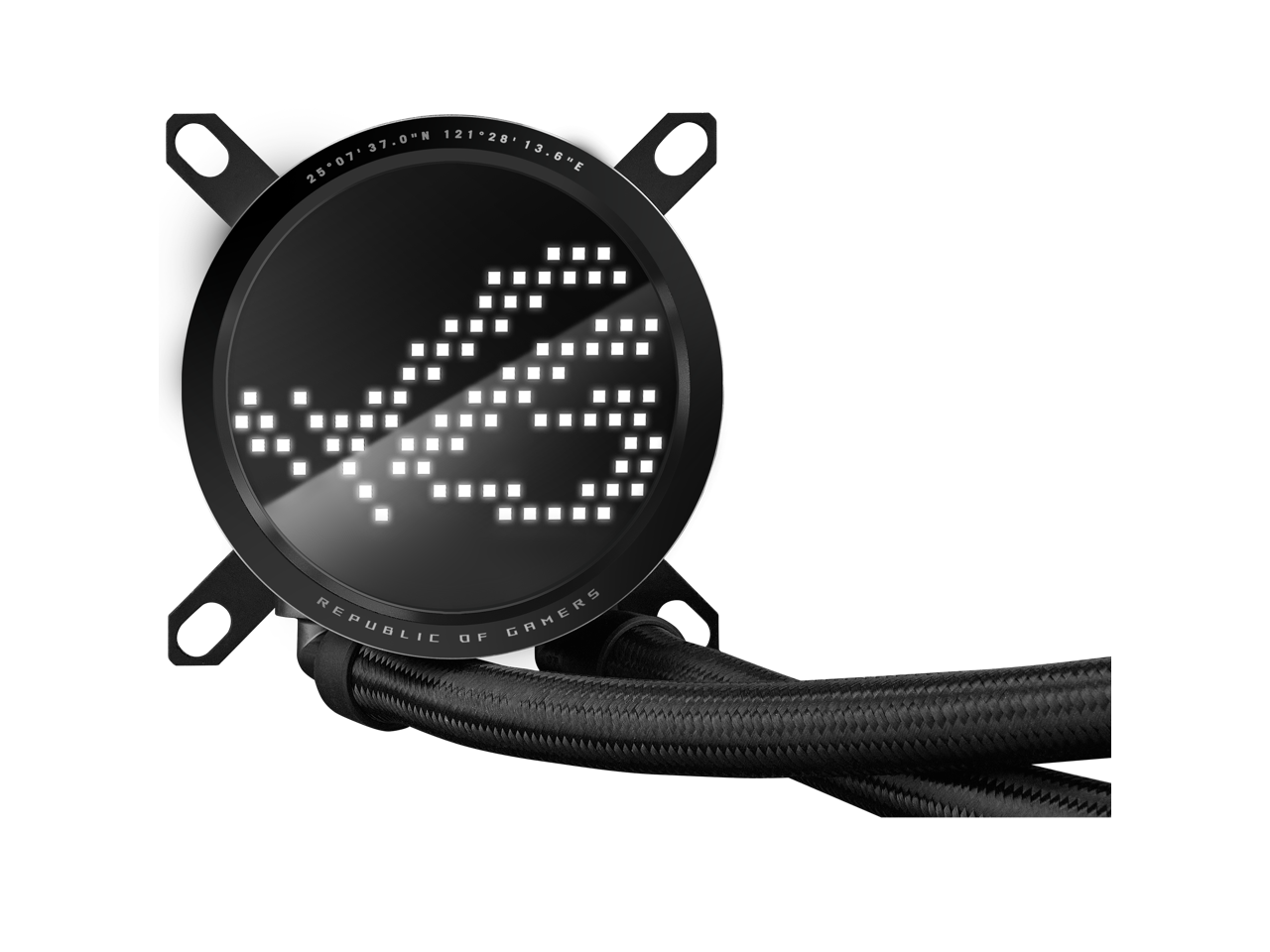ASUS ROG RYUO III 240 ARGB All-in-one AIO Liquid CPU Cooler 240mm Radiator, Asetek 8th gen pump solution, Anime Matrix™ LED Display and ROG AF 12S ARGB fan