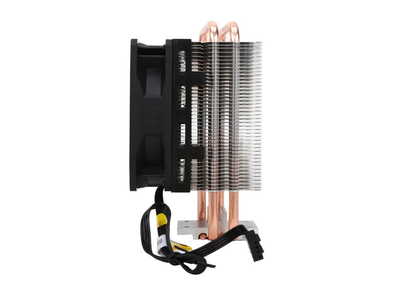 Cooler Master Hyper T2 Compact CPU Cooler Dual Looped, CDC Heatpipes, 92mm PWM Fan, Aluminum Fins for AMD Ryzen/Intel LGA1200/1151