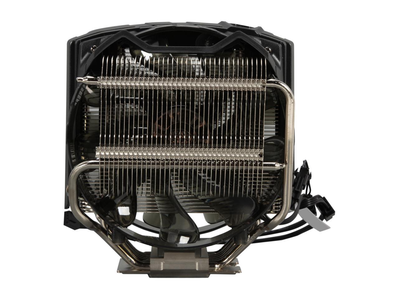 Cooler Master V8 GTS High Performance CPU Cooler, Horizontal Vapor Chamber, 8 Heatpipes, Aluminum Fins, Dual 120mm Fans, Red LED, AMD /Intel LGA1200/1151/2066