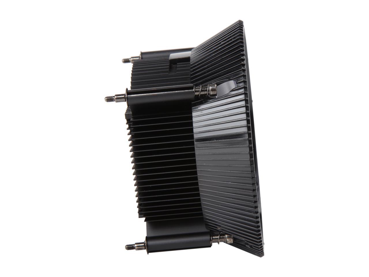 Cooler Master i71C RGB for Intel CPU Air Cooler, Anodized Black Aluminum Fins, Copper Insert, MF120 RGB Fan, RGB Lighting for Intel LGA1200/1151