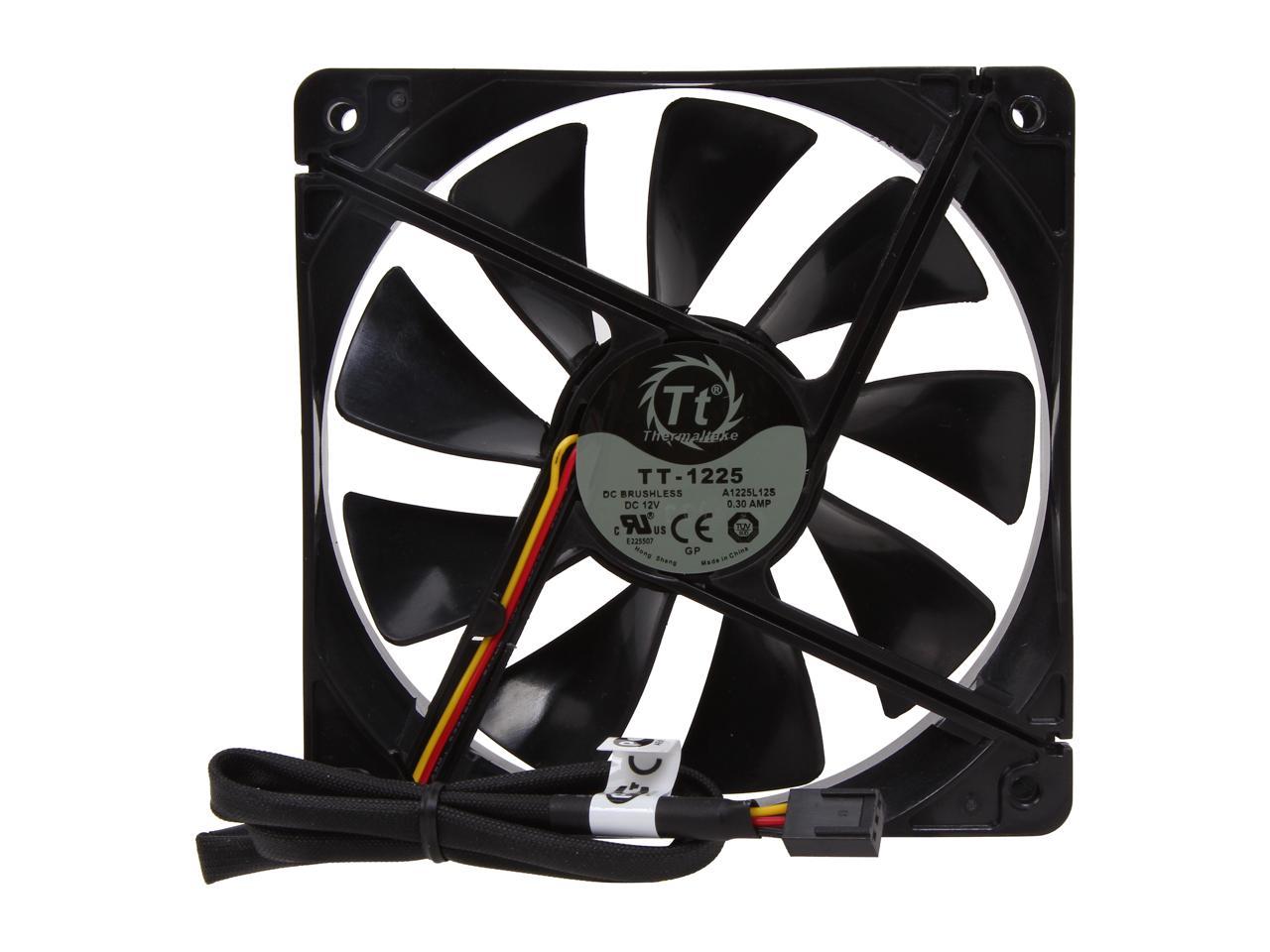 Thermaltake CL-F011-PL12BL-A 120mm Pure Series Quiet High Airflow Case Fan