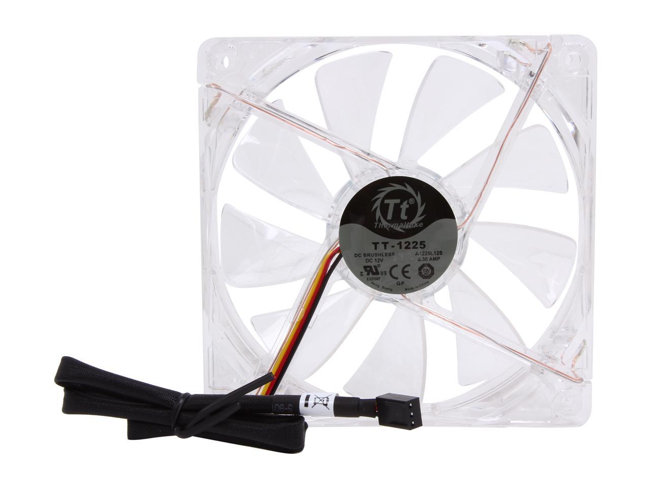 Thermaltake CL-F012-PL12BU-A 120mm Pure Series Quiet High Airflow Case Fan