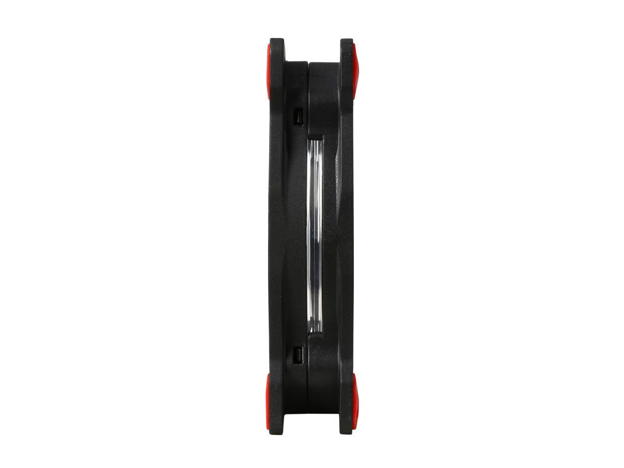 Thermaltake Riing 12 Series High Static Pressure 120mm Circular Red LED Ring Case/Radiator Fan CL-F038-PL12RE-A