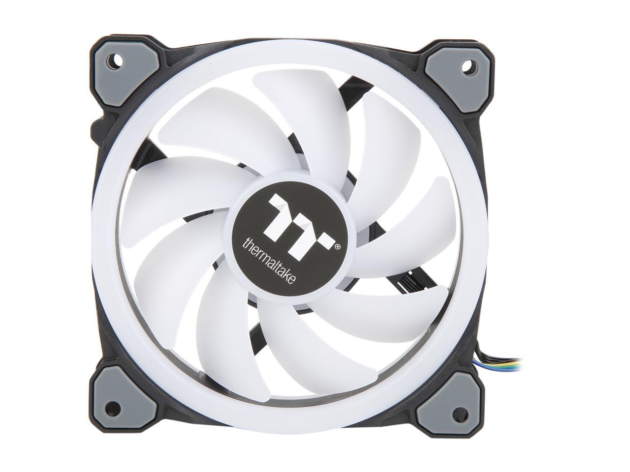 Thermaltake Riing Trio 12 RGB Radiator Fan TT Premium Edition (3-Fan Pack) CL-F072-PL12SW-A 120mm RGB LED Case Fan