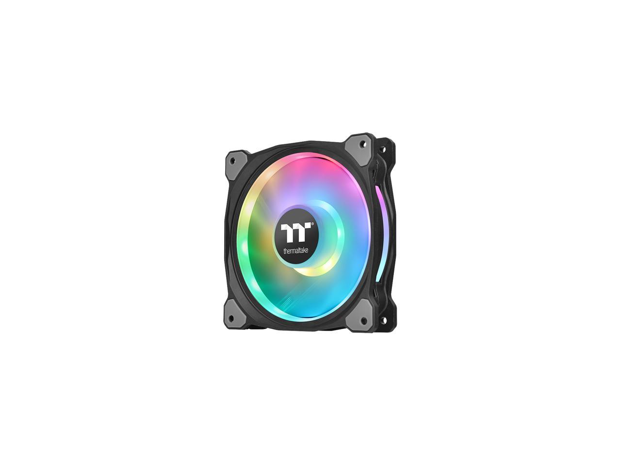 Thermaltake Floe DX 360 Triple Riing Duo 16.8 Million Colors RGB 54 LED LGA2066 AM4 Ready Intel/AMD Liquid Cooling All-in-One CPU Cooler, CL-W256-PL12SW-B
