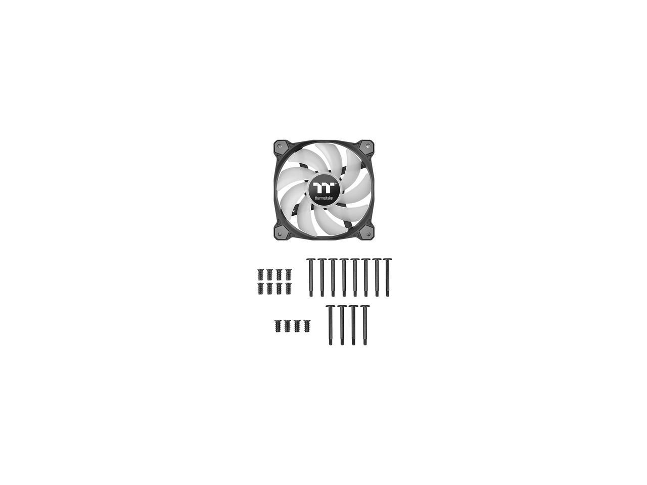 Thermaltake Pure A14 140mm White LED PWM Controlled Hydraulic Bearing High Airflow High Performance Case/Radiator Fan, CL-F110-PL14WT-B