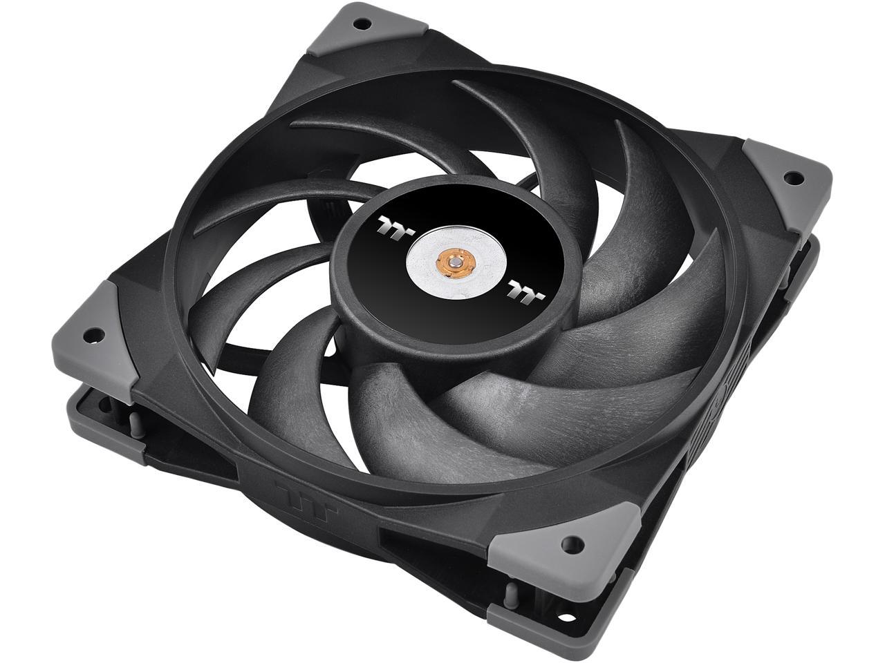 Thermaltake ToughFan 12 High Static Pressure 2000 PWM, Metal-Reinforced Motor Hub, Gen.2 Hydraulic Bearing Case/ Radiator Fan (Single Pack) CL-F117-PL12BL-A