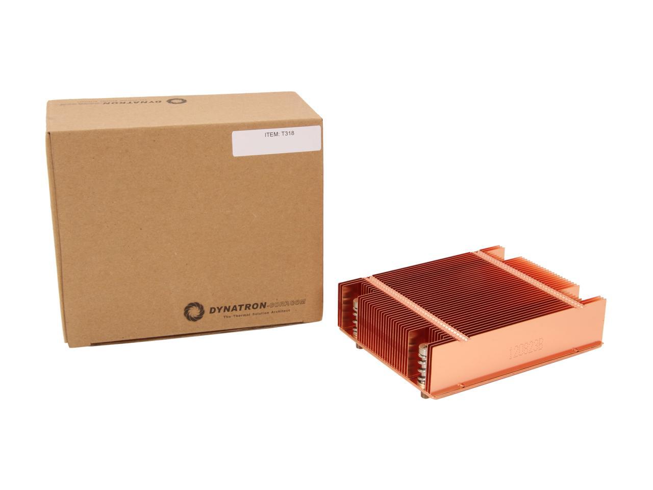 Dynatron T318 for Intel® Sandy Bridge Romley-EP/EX Narrow ILM Processors up to TDP 135 Watts Vapor Chamber CPU Cooler for socket 2011 1U Server Solution