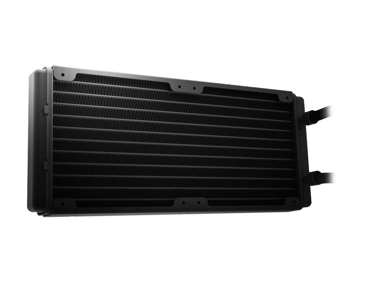 AORUS RGB Liquid Cooler 280, 280mm Radiator, Dual 140mm Windforce PWM Fans, Customizable Full Color LCD Display, Advanced RGB Lighting and Control, Intel 115X/2066, AMD AM4, TR4