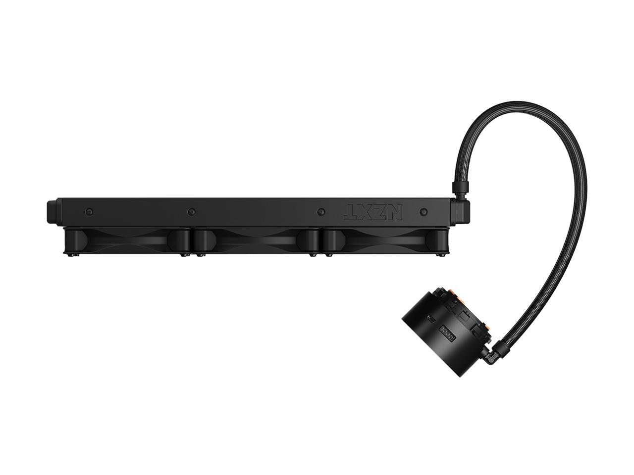 NZXT Kraken Z Series Z63 280mm - RL-KRZ63-01 - AIO RGB CPU Liquid Cooler - Customizable LCD Display - Improved Pump - Powered by CAM V4 - RGB Connector - Aer P 140mm Radiator Fans (2 Included)